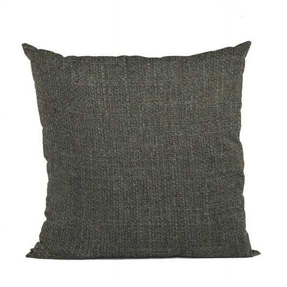 Mascara Wall Textured Solid with Open Weave Luxury Throw Pillow - 24 x 24 in.