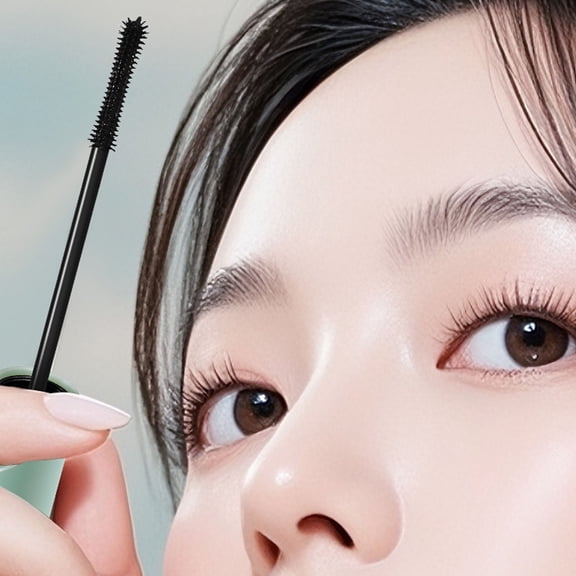 Mascara Waterproof Lengthening Curling No Clump Smudge Proof Sweat Resistant Long Lasting Defining Brush 3g Tube
