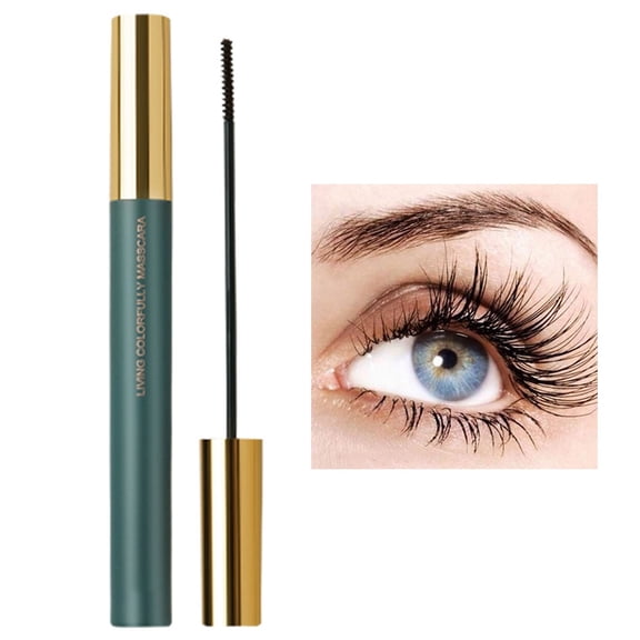 Mascara Waterproof Long Lasting Lash Extensions Curling Mascara With Fine Brush Head Smudge Proof Thickening Lash Volume Makeup