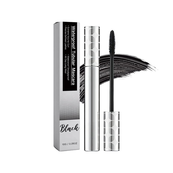 Mascara for 60 Plus – Volume & Length for Thinning Lashes, Non-Clumping, Waterproof, Long-Wear, Black Brown Shades