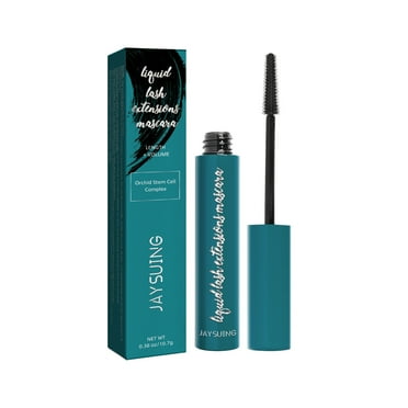 Mascara, long, curly and shaped lashes without smudging black mascara