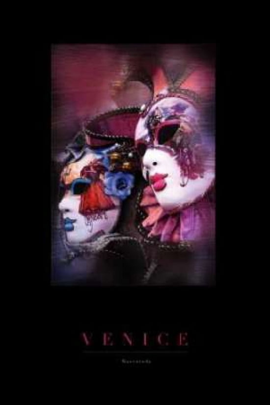 Mascarada I Canvas Art - John Warren (12 x 18)