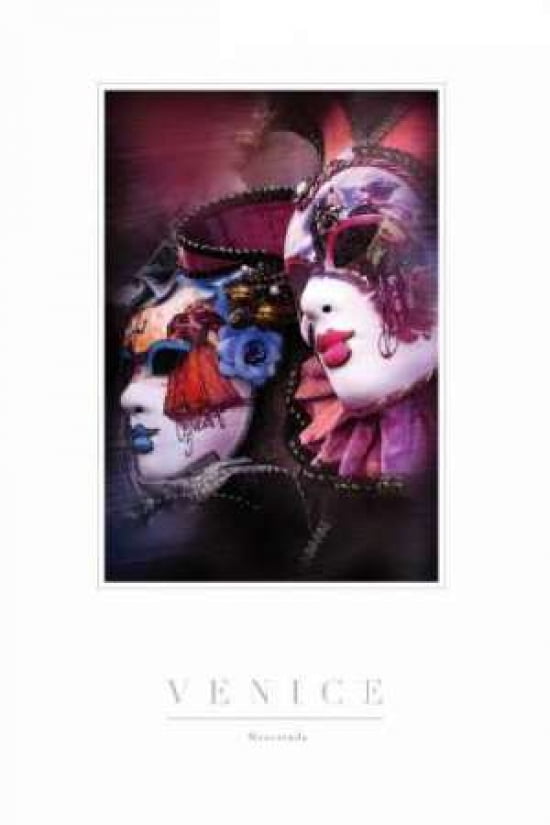 Mascarada II Canvas Art - John Warren (12 x 18)