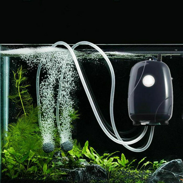 Mascarry 300 Gallon Adjustable Silent Air Pump for Large Aquarium Fish Tank, Women's, Black
