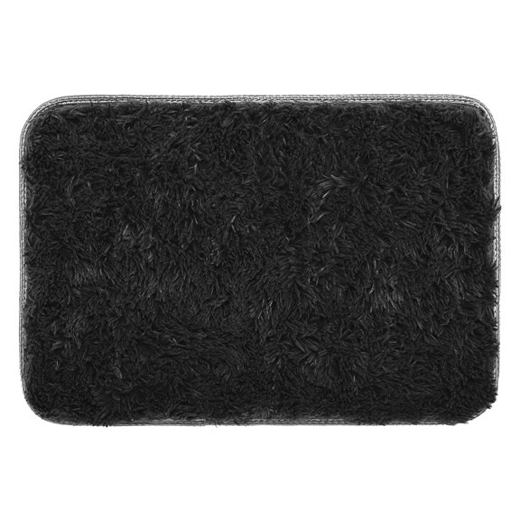 Mascarry Shaggy Fluffy Area Rug for Living Room, Ultra Soft Bedside Bedroom Carpets, Black