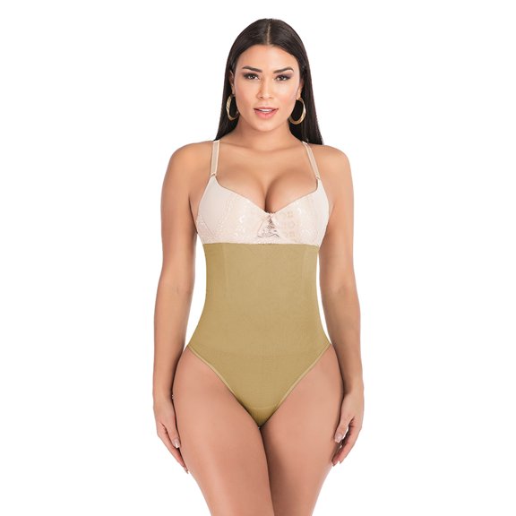 Mascarry Tummy Control Shapewear for Women, Seamless Shaping Thong Panties Body Shaper Underwear