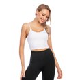 thumbnail image 1 of Mascarry Women's Sleeveless Crop Tank Top Spaghetti Strap Tank with Detachable Pad for Sport Daily Wear, 1 of 8