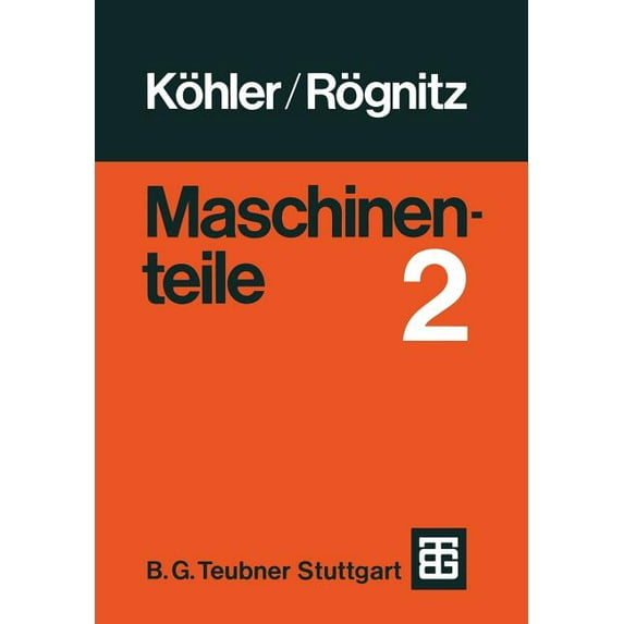 Maschinenteile: Teil 2, (Paperback)