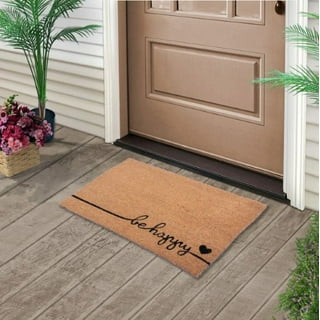https://i5.walmartimages.com/seo/Mascot-Hardware-28-x-18-Door-Mat-Indoor-Outdoor-Doormats-Welcome-Mats-Front-Door-Be-Happy-Doormat-Rug-Black-White-Entrance-Non-Slip-Easy-Clean-Entryw_43ccc800-0c6f-4828-a6f4-673f79b1a29b.a38269cd8d9e03188612a89820e6e08c.jpeg?odnHeight=320&odnWidth=320&odnBg=FFFFFF