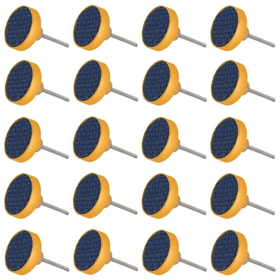 Mascot Hardware Basketweave 1-3/5 In. Blue Cabinet Knob - Pack of 20