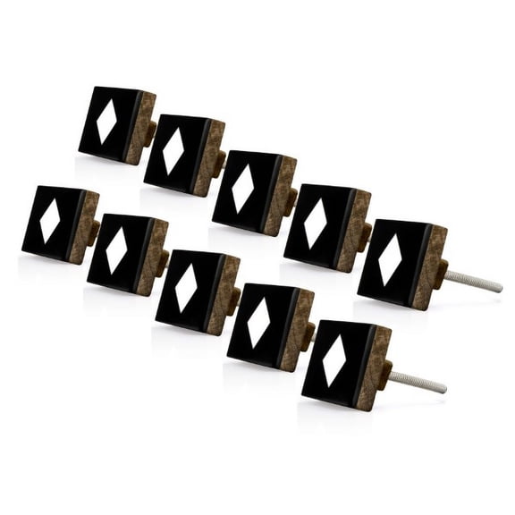 Mascot Hardware Casino 1-3/7 In. Diamond Cabinet Knob - Pack of 10