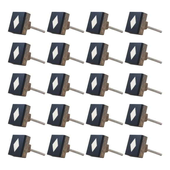 Mascot Hardware Casino 1-3/7 In. Diamond Cabinet Knob - Pack of 20