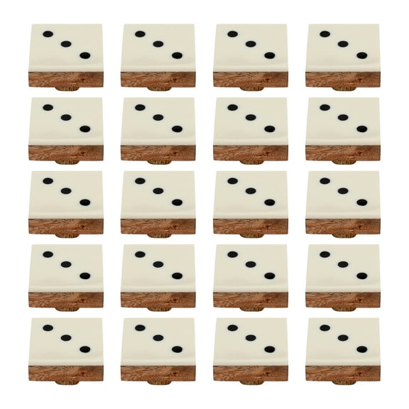 Mascot Hardware Casino 1-3/7 In. Numero 3 Cabinet Knob - Pack of 20