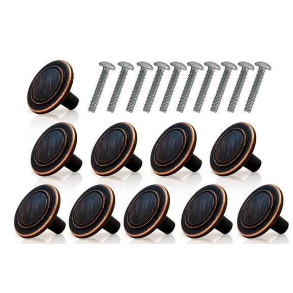 Mascot Hardware Contemporary 1-2/9 In. Hardware Cabinet Knob ORB-Pack-40