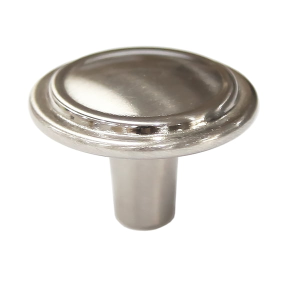 Mascot Hardware Contemporary 1-2/9 In. Hardware Cabinet Knob Satin-Nickel-Pack-20