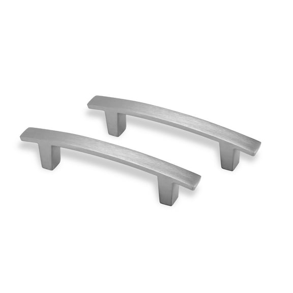 Mascot Hardware Contemporary Arch 3 In. (76Mm) Satin Nickel Drawer Pull - Pack of 10