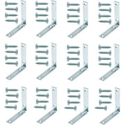 Mascot Hardware Corner Brace 3 inch Zinc-Plated - Pack of 12