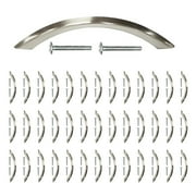 Mascot Hardware Curve 3-3/4 In. (96Mm) Satin Nickel Drawer Pull - Pack of 40