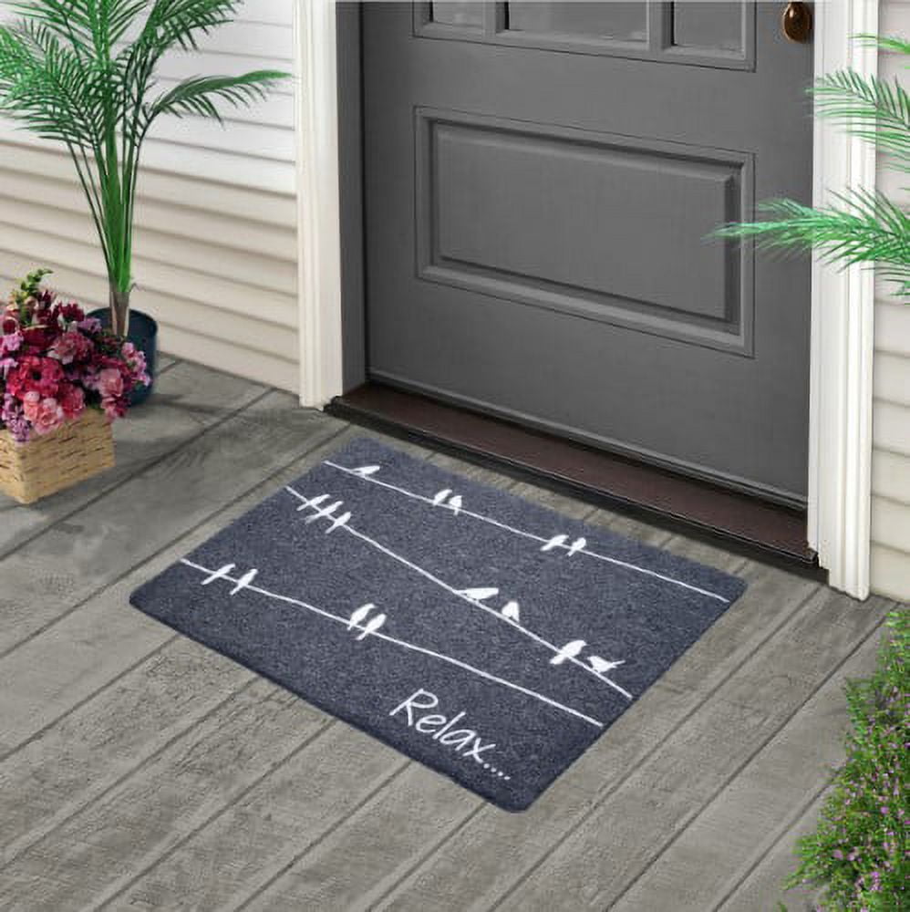Mascot Hardware Door Mat Welcome 30'' x 18'' Mat Inside Outside Home ...