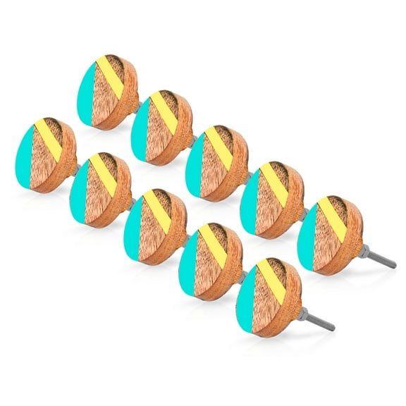 Mascot Hardware Fusion 1-1/2 In. Diagonal Bar & Carribean Cabinet Knob - Pack of 10