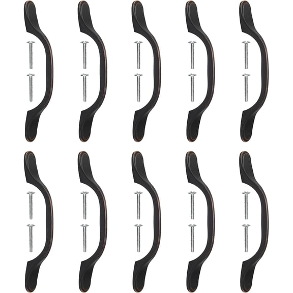 Mascot Hardware Modern 3 In. (76Mm) Oil Rubbed Bronze Drawer Pull - Pack of 10