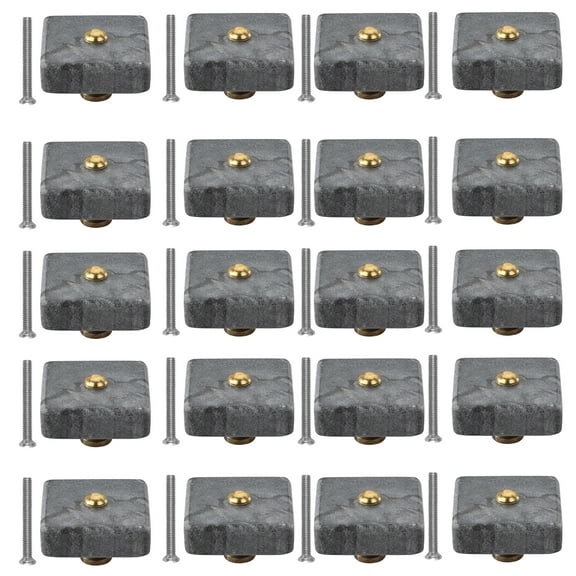 Mascot Hardware Oceanside 1-1/2 In. Textured Grey Cabinet Knob - Pack of 20