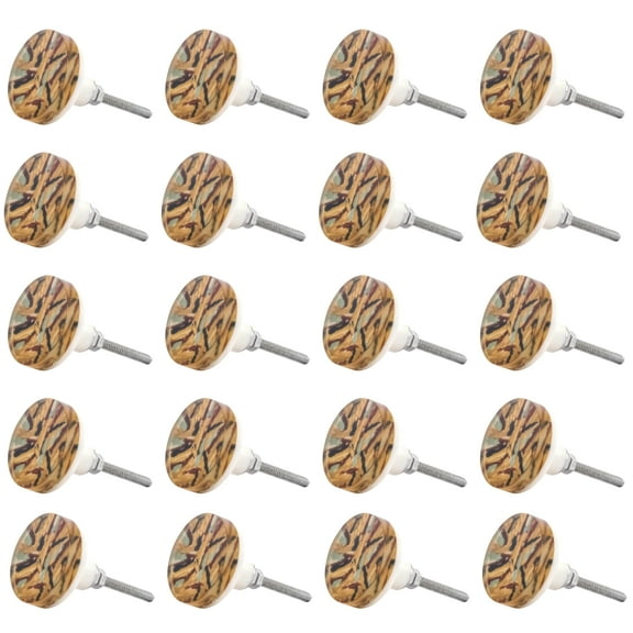 Mascot Hardware Riverside 1-1/2 In. Orange Round Cabinet Knob - Pack of 20