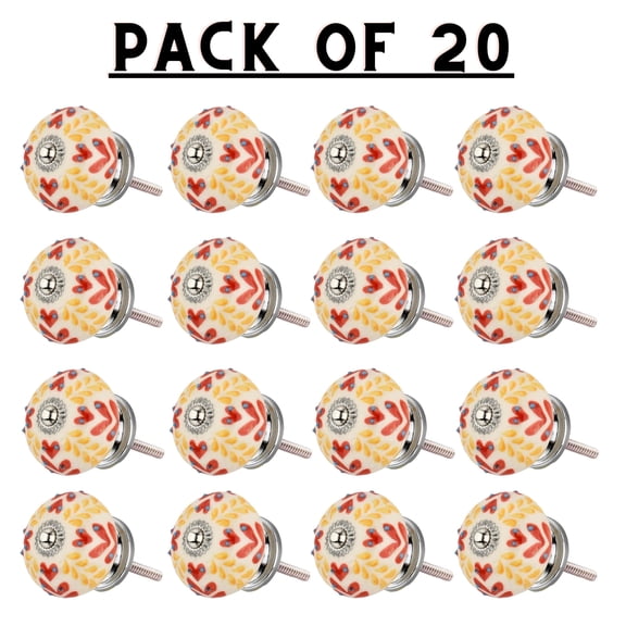 Mascot Hardware Wavy 1-4/7 In. Round Cabinet Knob - Pack of 20