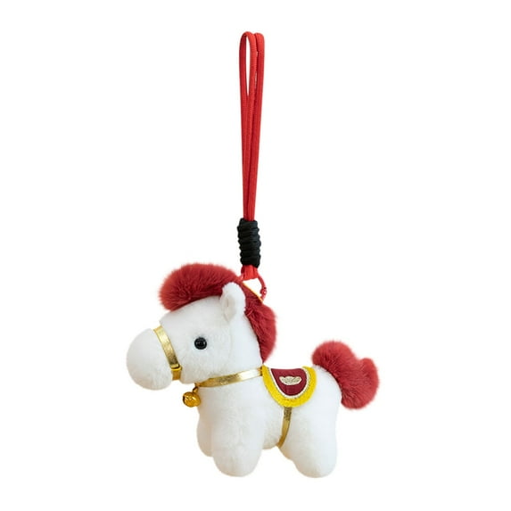 Mascot of The Year of Five Horses Plush Toys Horse Dolls Plush Toys Chinese Fashion Dolls, Hangs