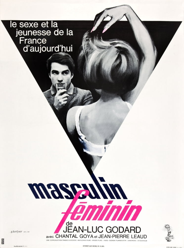 Masculin Feminin Canvas Art -  (24 x 36)