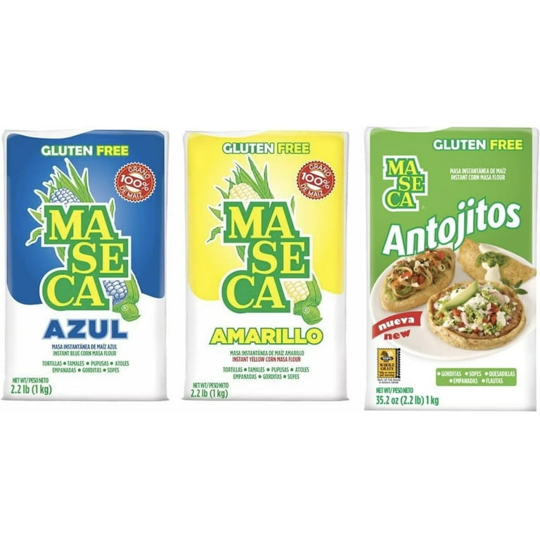 Maseca Corn Instant Masa Flour Variety Pack of 3 - Walmart.com