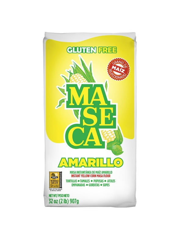 Maseca Gluten Free Instant Yellow Corn Masa Flour, 2.0 lb