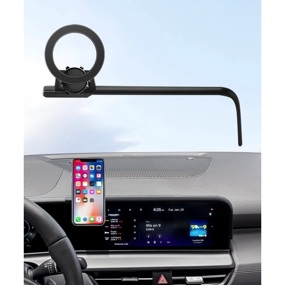 MaserWeller Car Phone Holder for 2024-2026 Kia Seltos Accessories 8/10.25-Inch Screen Fixed Clip, 360 Rotation Phone Mount Compatible with MagSafe, Cell Phone Holder Does Not Affect Air Vent