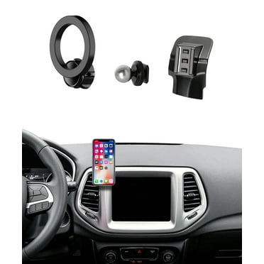 MaserWeller Car Phone Holder for Jeep Compass 2017-2020 Accessories, 360° Rotation Phone Mount Compatible with MagSafe, Cell Phone Holder Does Not Affect Air Vent