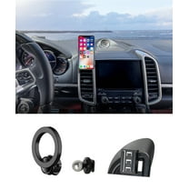 MaserWeller Car Phone Holder for Porsche Cayenne 2016 2017 Accessories, 360° Rotation Phone Mount Compatible with MagSafe, Cell Phone Holder Does Not Affect Air Vent