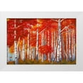 thumbnail image 1 of Masera, Angelo 14x11 White Modern Wood Framed Museum Art Print Titled - Bosco di betulle, 1 of 4