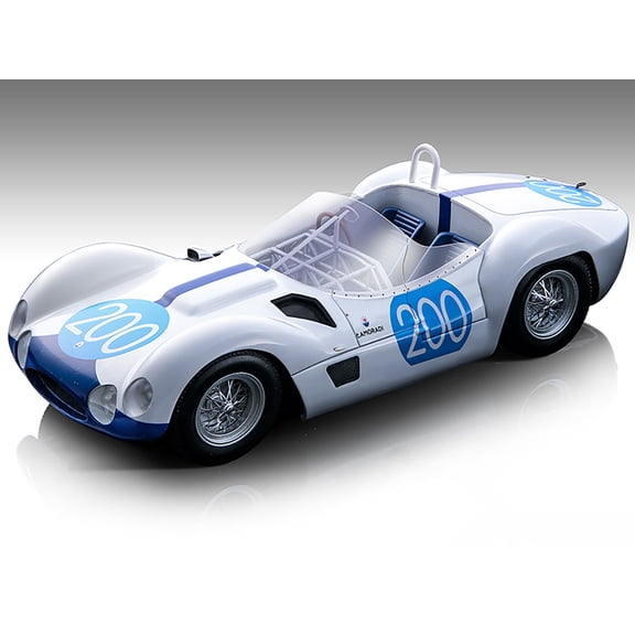 Maserati Birdcage Tipo 61 #200 Maglioli - Vaccarella Targa Florio (1960) Ltd Ed to 80 pcs 1/18 Model Car by Tecnomodel