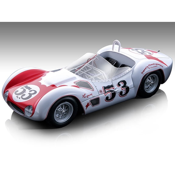 Maserati Birdcage Tipo 61 #53 Bill Krause Winner GP Riverside 200 Miles (1960) Limited Ed to 75 pcs 1/18 Model Car by Tecnomodel