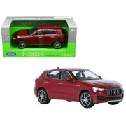 Maserati Levante Red 1/24 - 1/27 Diecast Model Car by Welly
