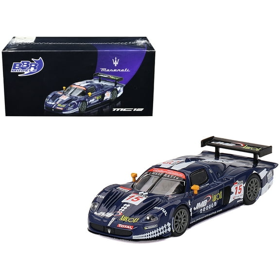 Maserati MC12 Competizione #15 "JMB Racing" "24 Hours of Spa" (2008) 1/64 Diecast Model Car by BBR