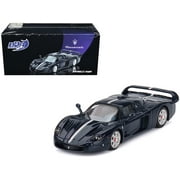 Maserati MC12 Stradale Blue Metallic with White Stripe 1/64 Die Cast Model Car by BBR