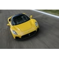 thumbnail image 1 of Maserati MC20 Coupe Yellow Sporty Car Driving Art Home Decor - 12x18 Inch Laminated Poster - Stunning Detail and Bold Colors, 1 of 4