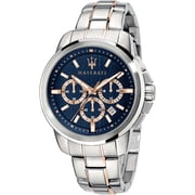 Maserati Successo Chronograph Quartz Blue Dial Mens Watch R8873621008