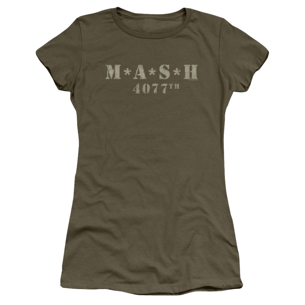 Womens Mash Distressed Logo T-Shirt Womens Mash Distressed Logo T-Shirt