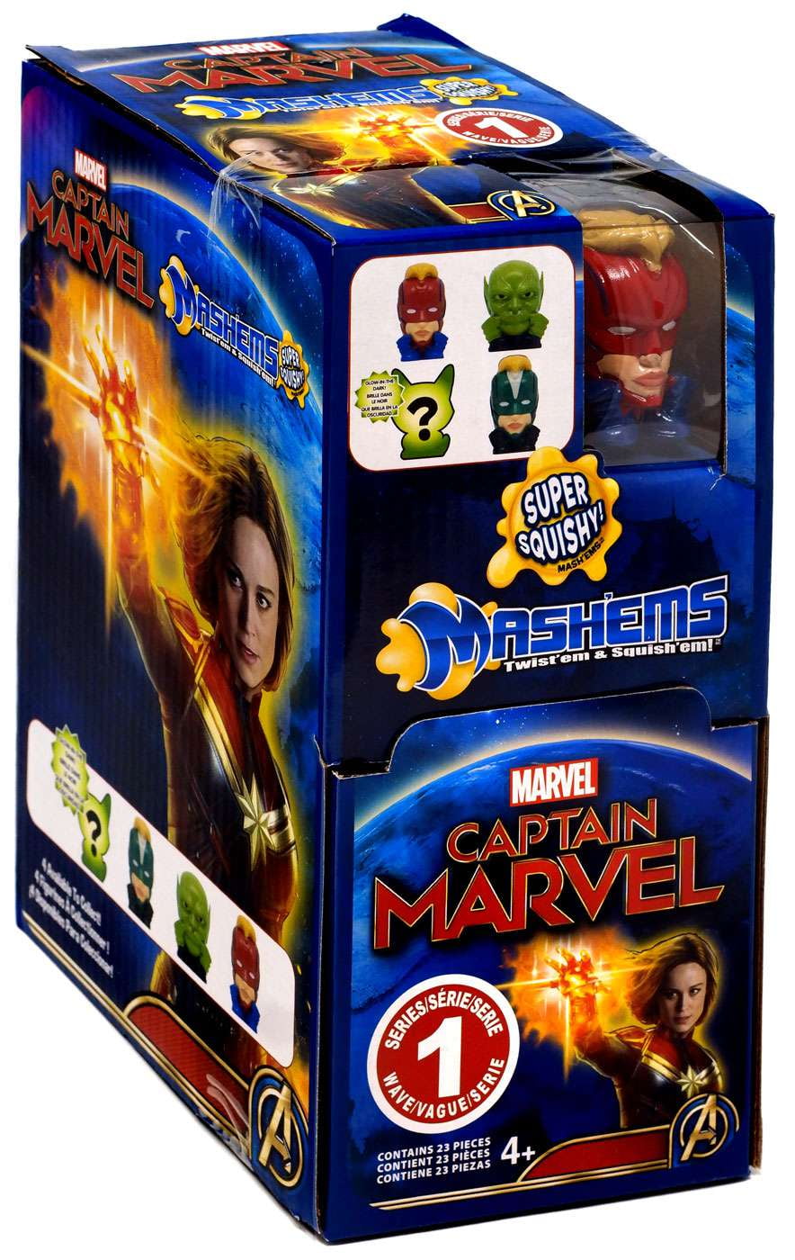 Mash'Ems Series 1 Captain Marvel Mystery Box (23 Packs) - Walmart.com
