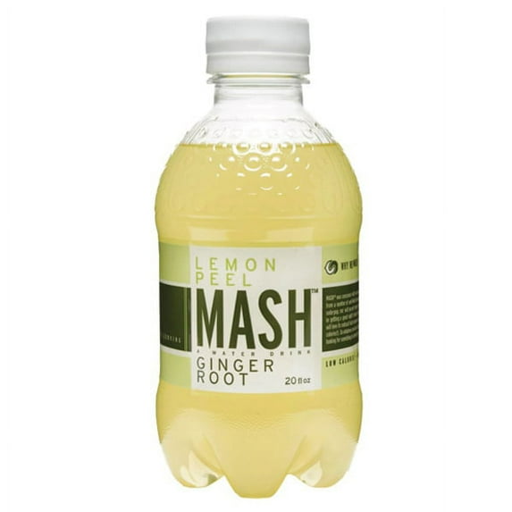 Mash Lemon Peel Ginger Root 20 Oz Plastic Bottles Pack of 15