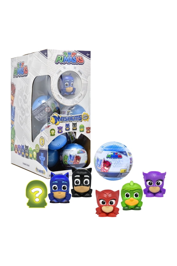 Soft Squishy PJ Masks, Series 6, 1.80" Length, 1.50" Width, 1.50" Height