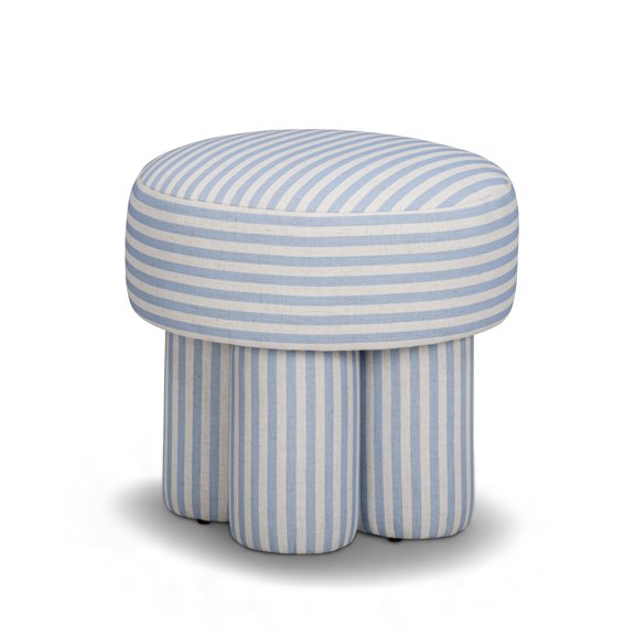 Masha Blue Striped Stool