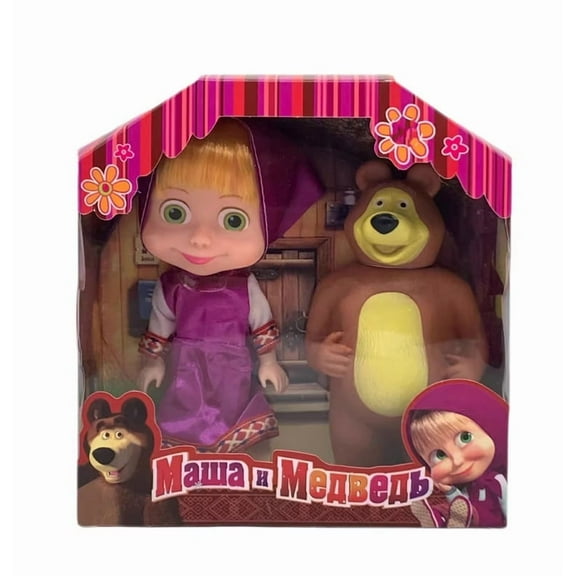 Masha and the Bear Doll Set