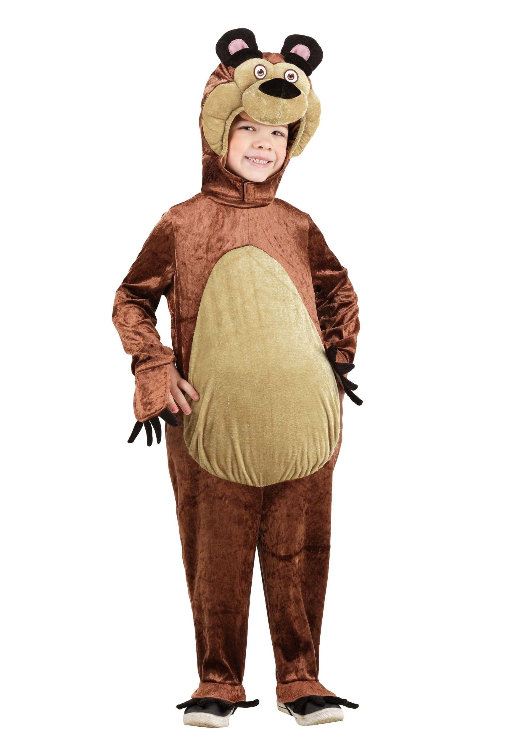 Masha and the Bear Toddler Bear Costume Walmart